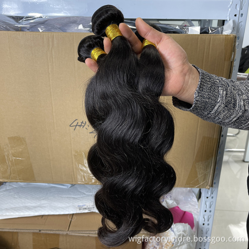 Wholesale Virgin Human Hair Bundles,Body Wave 8-30Inch Indian Hair Bundles With Closure,100% Indian Bundle Hair Vendors